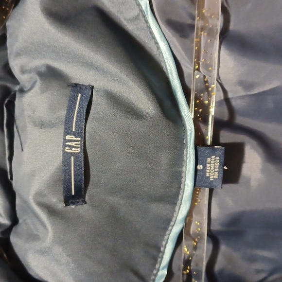 New GAP Down Filled Puffer Vest Blue Women's Size Small - Picture 5 of 11